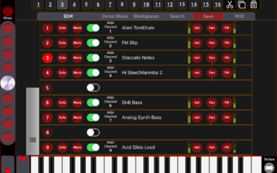 Tracks Tab added to Synclavier Go!