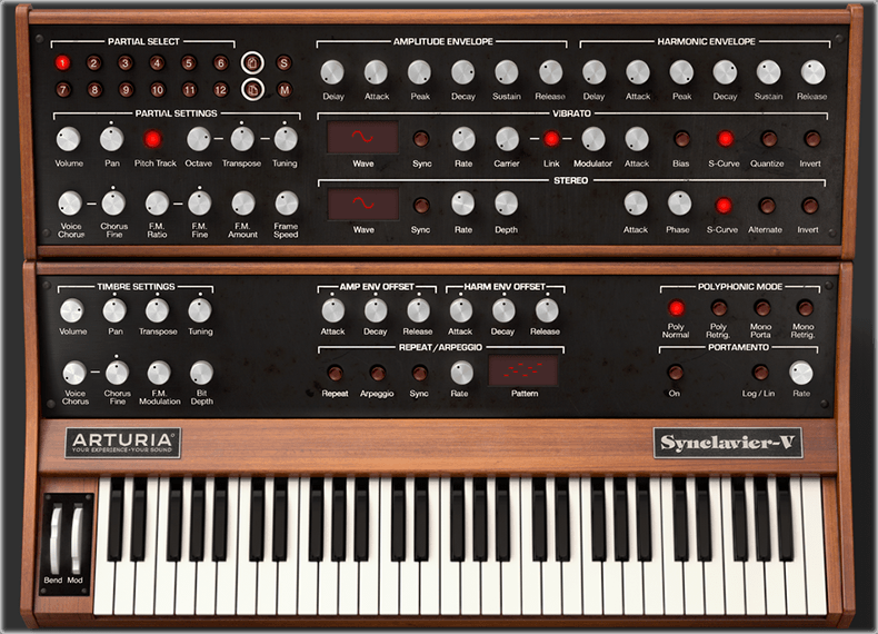 Synclavier V screenshot Synclavier V screenshot